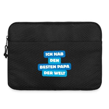 Best Dad in the World – Family Shirt - Laptop bag 15" - black - Front