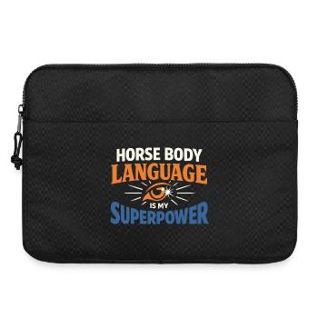 Humour d’humeur cheval Propriétaire expérimenté de chevaux - Sacoche pour ordinateur portable 15 pouces - noir - Devant
