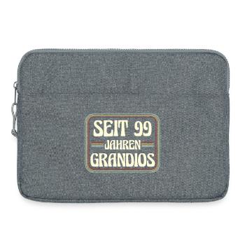 99 years old Birthday 99th birthday - Laptop bag 15" - heather grey - Front