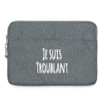 ICH STÖRE! - Laptoptasche 15" - Grau meliert - Vorne