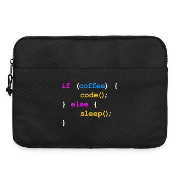 Kein Kaffee Kein Code Programmierer Informatiker - Laptoptasche 15" - Schwarz - Vorne
