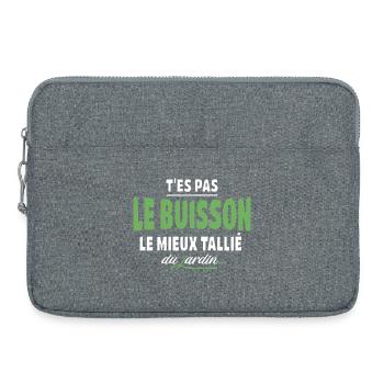 Du bist nicht der bestgeschnittene Busch – Ausdrücke - Laptoptasche 15" - Grau meliert - Vorne