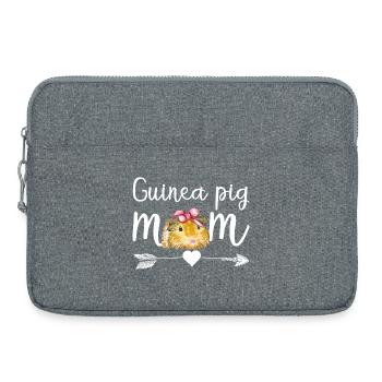 Chemise adorable de cochon d’Inde Maman - Sacoche pour ordinateur portable 15 pouces - gris chiné - Devant