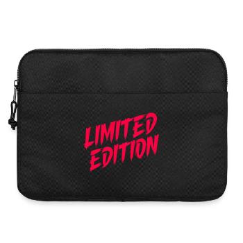 Limitierte Edition Neon Pinseltext - Laptoptasche 15" - Schwarz - Vorne