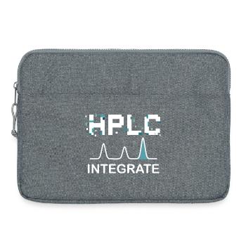 HPLC Integrate Performance Liquid Chromatography - Laptop bag 15" - heather grey - Front