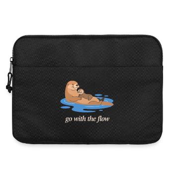 Otter-Duo geht mit dem Strom - Laptoptasche 15" - Schwarz - Vorne