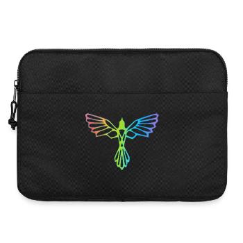 L'envol de l'oiseau multicolore - Sacoche pour ordinateur portable 15 pouces - noir - Devant