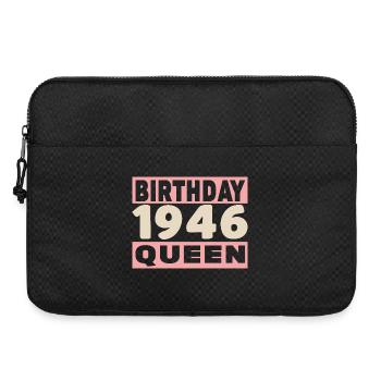 Biker 80 Years 1946 Anniversary - Laptop bag 15" - black - Front