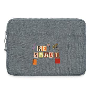 Be Smart - Laptop bag 15" - heather grey - Front