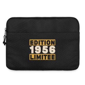 1956 70 ans Anniversaire Vintage Cadeau - Sacoche pour ordinateur portable 15 pouces - noir - Devant