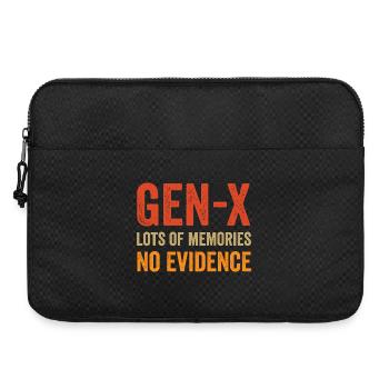 Génération X - beaucoup de souvenirs. Aucune preuve. - Sacoche pour ordinateur portable 15 pouces - noir - Devant