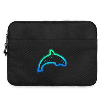 Orca Wal Schwertwal Kinder Herren Jungen Orcas - Laptoptasche 15" - Schwarz - Vorne