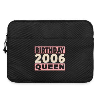 birthday queen 20 ans 2006 Anniversaire - Sacoche pour ordinateur portable 15 pouces - noir - Devant