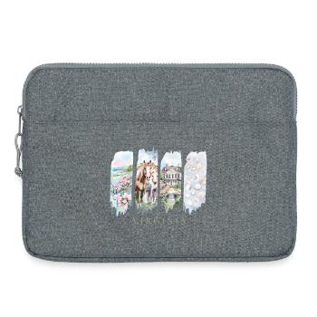 Virginia Travel – History & Coastal Charm - Laptop bag 15" - heather grey - Front