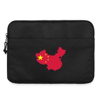 Carte de la Chine - Sacoche pour ordinateur portable 15 pouces - noir - Devant