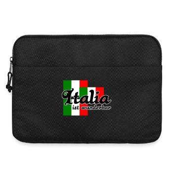 Italia Italien italienisch Urlaub Ferien Geschenk - Laptoptasche 15" - Schwarz - Vorne