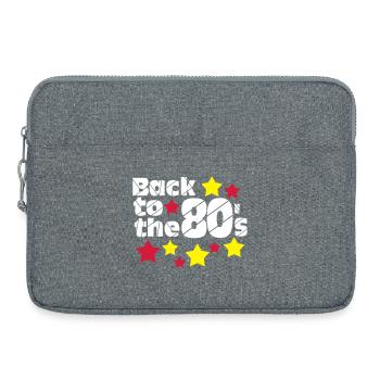 Fête des années 80, chemise amusante, retour aux années 80.. (25) - Sacoche pour ordinateur portable 15 pouces - gris chiné - Devant