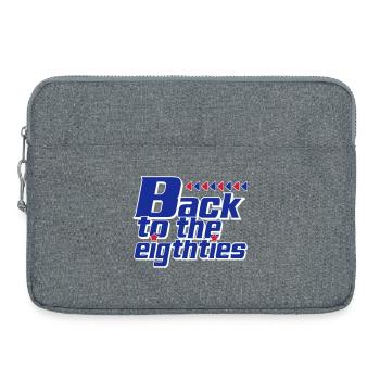 Zurück in die Achtziger Retro - Laptoptasche 15" - Grau meliert - Vorne