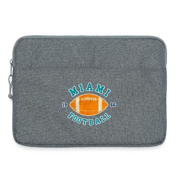 Miami Florida Football - Laptop bag 15" - heather grey - Front