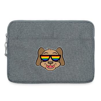 Sexualität Cool Hund Transgender Csd Lgbt Schwul - Laptoptasche 15" - Grau meliert - Vorne