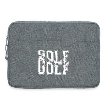 Golf, Fangolf, Golfsport - Laptoptasche 15" - Grau meliert - Vorne