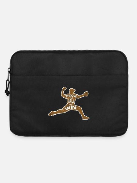 Baseball Wurf - Laptoptasche 15" - Schwarz