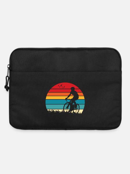 Sunset Ride Silhouette - Laptoptasche 15" - Schwarz