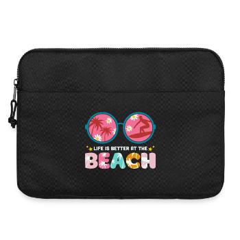Sommerferien, Sommer, Hallo Sommer - Laptoptasche 15" - Schwarz - Vorne