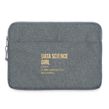 Science des données - Sacoche pour ordinateur portable 15 pouces - gris chiné - Devant