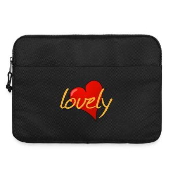 LOVELY - Laptop bag 15" - black - Front