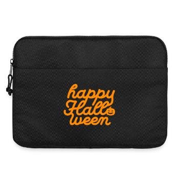Typographie de citrouille festive d’Halloween - Sacoche pour ordinateur portable 15 pouces - noir - Devant