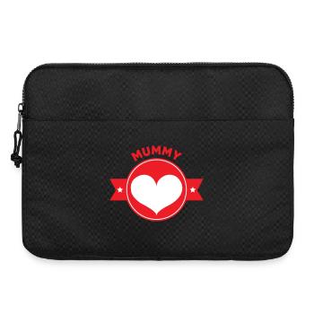 Maman d'Amour - Mother's Day - Laptop bag 15" - black - Front