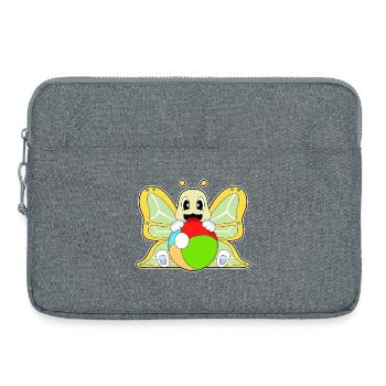 Natation papillon Water-polo Été - Sacoche pour ordinateur portable 15 pouces - gris chiné - Devant