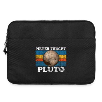 Never Forget Pluto Retro Astronomy Space Vintage - Laptop bag 15" - black - Front