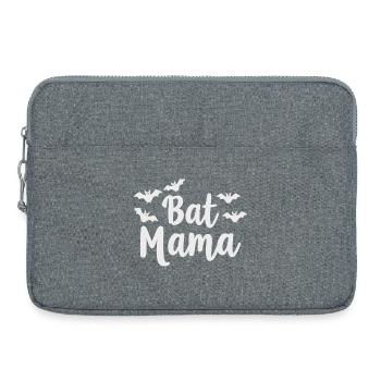 Bat Mama – Fledermaus Mutter Statement - Laptoptasche 15" - Grau meliert - Vorne