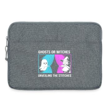 Révélation du sexe Halloween - Sacoche pour ordinateur portable 15 pouces - gris chiné - Devant