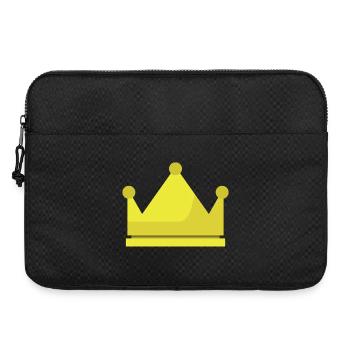 Crown - Laptop bag 15" - black - Front