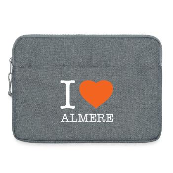 I love Almere - Laptoptasche 15" - Grau meliert - Vorne