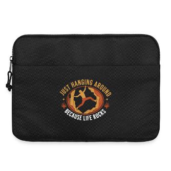Just Hanging Around Because Life Rocks - Laptop bag 15" - black - Front