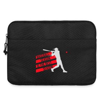 La saison de baseball est la meilleure saison des sports de fans - Sacoche pour ordinateur portable 15 pouces - noir - Devant