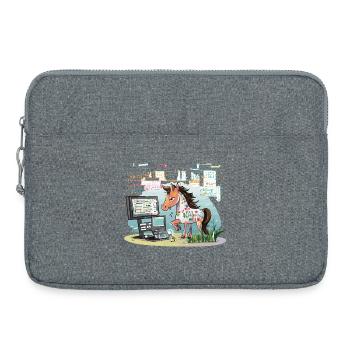Digital Graffiti Pony - Laptop bag 15" - heather grey - Front