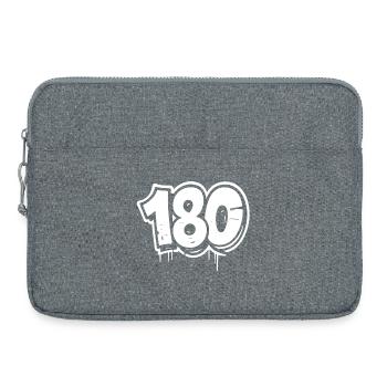 180 Dartsport Profi Outfit Volltreffer - Laptoptasche 15" - Grau meliert - Vorne