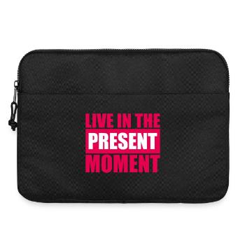 Vivre dans l’instant Pleine conscience de la présence - Sacoche pour ordinateur portable 15 pouces - noir - Devant