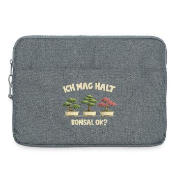 Bonsai Plants - Laptop bag 15" - heather grey - Front