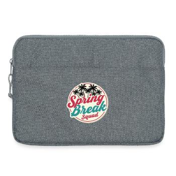 Fête de Noël Palm Trees Spring Break Squad Tropical - Sacoche pour ordinateur portable 15 pouces - gris chiné - Devant