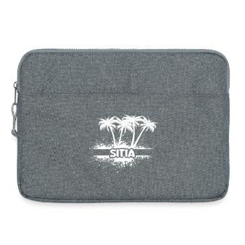 Sitia en tant que Soleil - Sacoche pour ordinateur portable 15 pouces - gris chiné - Devant