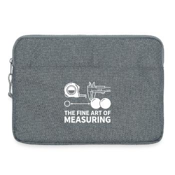 The Fine Art of Measuring Boule Petanque - Laptoptasche 15" - Grau meliert - Vorne