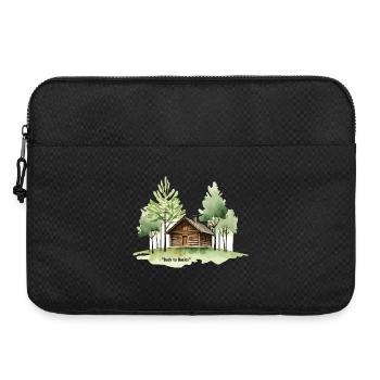 Back to Basics Cabin in Woods - Laptop bag 15" - black - Front