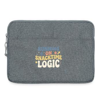 Responsable de la garderie, responsable de la maternelle - Sacoche pour ordinateur portable 15 pouces - gris chiné - Devant