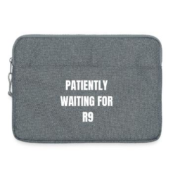 Geduldig auf R9 warten - Laptoptasche 15" - Grau meliert - Vorne